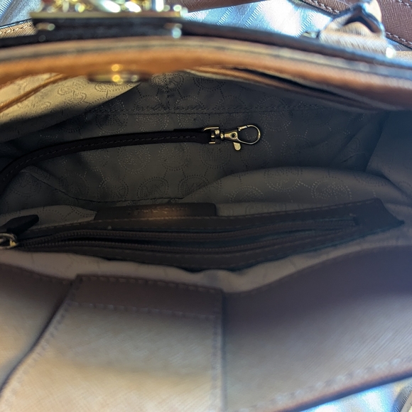 Michael Kors Brown Leather Satchel - Picture 10 of 12